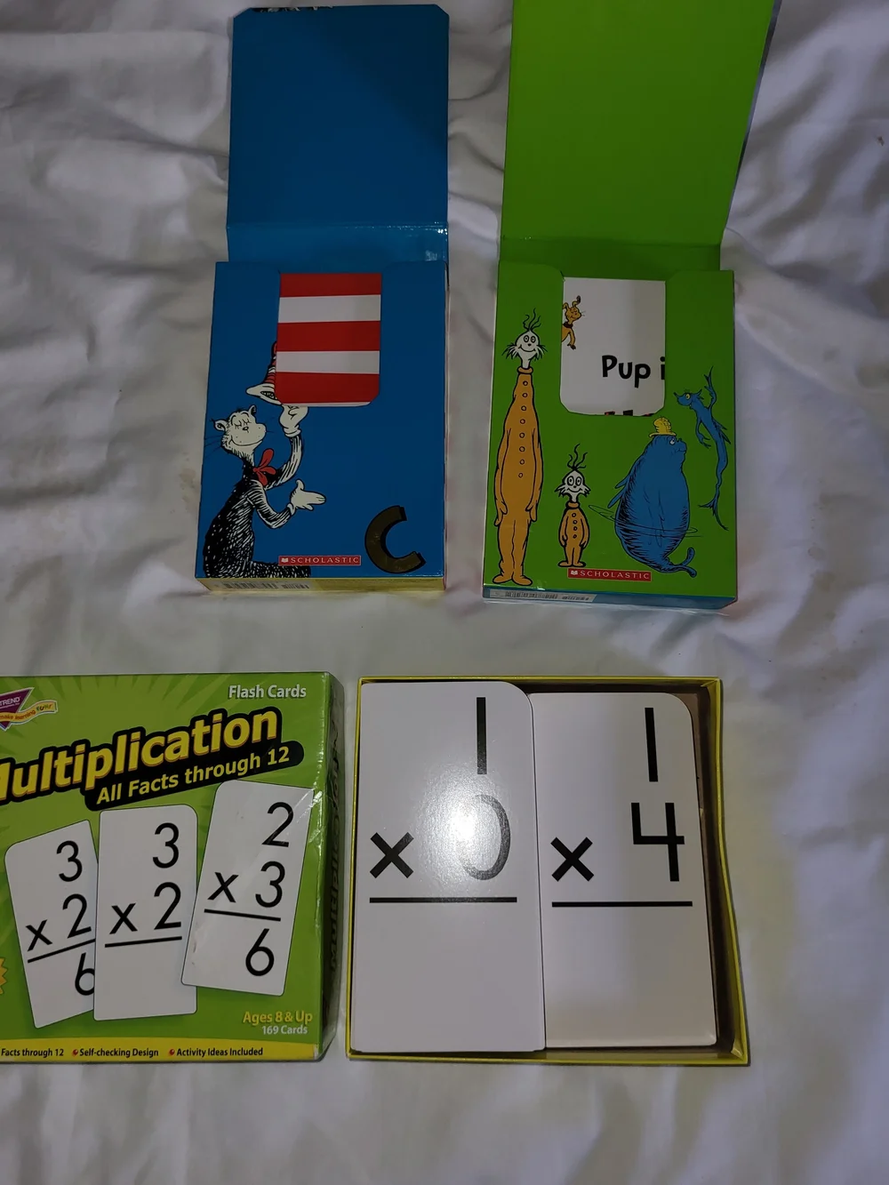 Dr.seuss And Multiplication Cards